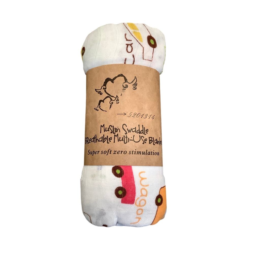 Baby Muslin Swaddle Soft Silky Bamboo Breathable Multi Use Blanket C9-3